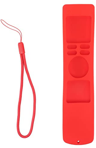 HUONIU Funda de Silicona para Control Remoto Xiaomi Mi 4S Color Negro Protección Suave (Conjunto Rojo)