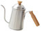 UTHCLO caffettiera all'aperto aria bollitore per caffè a collo di cigno tazza caffettiera portatile macchinetta caffe portatile bollitore in metallo multiuso forniture di caffè Di legno