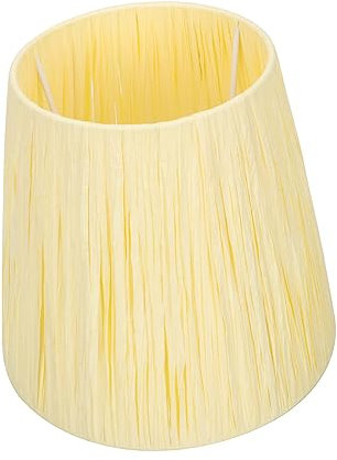 jojofuny Lampenschirm Pendelleuchten Schatten Licht Schattierungen Kronleuchter Dekoration Led-lampe Korblampe Kerzenwärmerlampe Nachttischlampe Schmiedeeisen Yellow