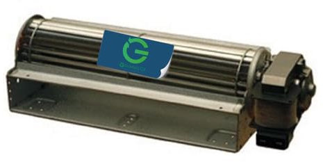 G GRIMALDI Motore Ventilatore Tangenziale Ventola per Caminetti, Stufe, Forni e Termoconvettori, 30W Lunghezza 180mm, Motore DESTRO ORARIO | Made in Italy | Silenzioso ed Efficiente