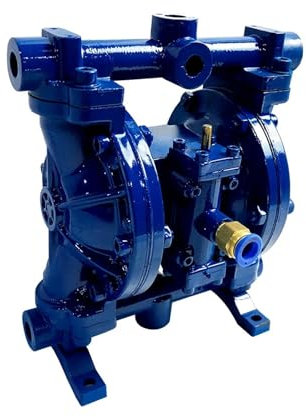 Druckluftbetriebene pneumatische Doppelmembranpumpen aus Gusseisen for den Transport von Schiffsabwasser, Robuste und auslaufsichere Konstruktion(15)