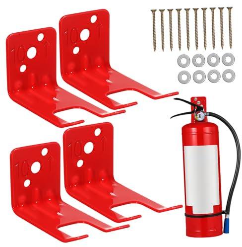 LIFKOME 1Set Estintore Kit con Ganci Accessibilità Immediata e Ottimizza Spazio