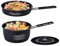 Kit de cuisine de camping - Marmite à soupe d'extérieur - Répartition uniforme de la chaleur - Poignées amovibles pour camping-car, camping, chasse, randonnée - Couples
