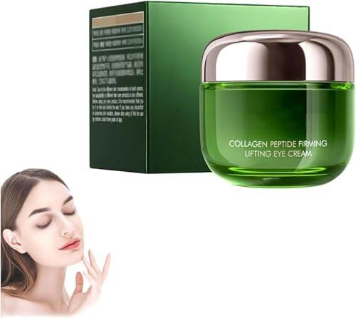 Kollagen-Augenbalsam, straffende, feuchtigkeitsspendende Augencreme, spendet sofort Feuchtigkeit und hellt die Haut auf. Reduziert Schwellungen, Fältchen und Augenringe.
