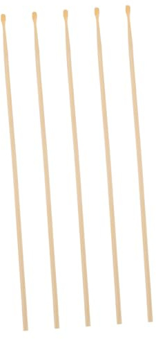 FIXOSHEE 5stücke Holz Ohrenschmalz Entferner Ohrreiniger Werkzeug Aus Langlebigem Holz Sicher Und Hygienisch Für Erwachsene Und Klinikgebrauch