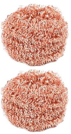 Wezalget Iron Scouring Pad for Dishes - Non-Scratch Kitchen Iron Scrubber Brush,Non-Abrasive Kitchen Cleaning Accessory, Grease Removal Scrubbing Brush for Oven Dish Pot Stove Cooktop Rancho Hood