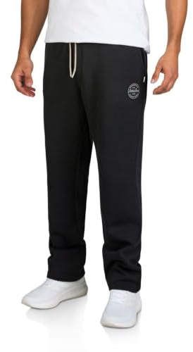JACK & JONES Jogginghose Herren lang JPSTKANE Landon Uncuffed SWT Pants | Relaxed Fit Sporthose Trainingshose Freizeithose Schwarz Grau Blau Beige S M L XL XL XXL 3XL