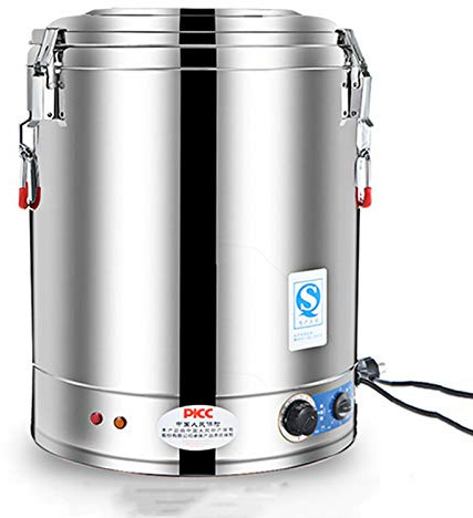 HPTHLY Macchina per Bevande Calde/Distributore di Acqua Calda A Doppio Strato in Acciaio Inox, Termostato per Serbatoio dell'Acqua Bollente con Timer E Rubin(75L)