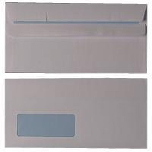Whitebox DL Window 90gsm Self Seal Envelope - White (Pack of 1000)