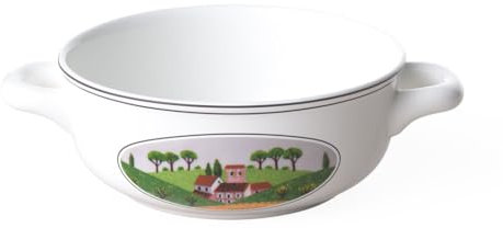 Villeroy und Boch Design Naif Suppentasse, 450 ml, Höhe: 5,5 cm, Premium Porzellan, Bunt