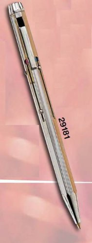 SIGN Solveig - Ecriture - Stylo Bille en Métal Chromé 4 Couleurs d'encre