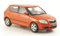 Skoda Fabia II, met.-hellorange, 2006, Modellauto, Abrex 1:43