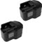 Lot de 2 batteries Ni-MH haute performance - 12 V - 2500 mAh - Remplace Atlas Copco AEG Milwaukee 4932367904 493237352 4932376508 49-24-0150 PBS3000 pour 0502-23 0502-2500 mAh 0502 - 52 12 V