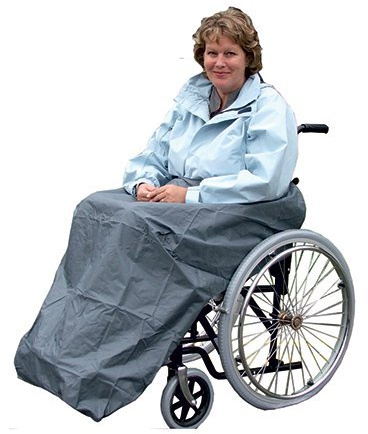Kozee Komforts Summer Waterproof Leg Cover - Lightweight and Easy-to-Use Leg Protection for Wheelchair and Mobility Scooter Users - Maroon