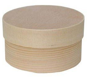 Spanschachtel, Rund, Durchmesser 35 x Höhe 23 mm