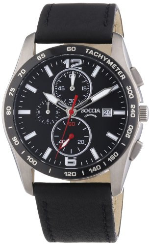 Boccia Herren-Armbanduhr XL Analog Quarz Titan 3767-01