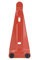 Support mural en acier inoxydable – Delta Support Rouge – très stable pour extincteur jusqu'à 12 kg