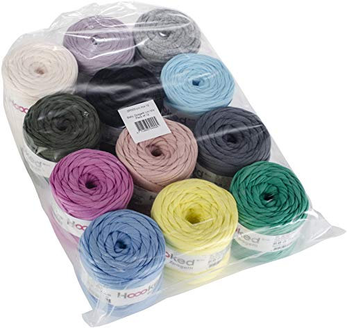 Hoooked Baby Zpagetti Yarn Set 12/Skeins-Unimix