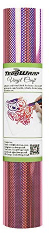 TECKWRAP Holografischer Kristall, Rotgold, Chrom-Vinyl, 0,3 m x 1,5 m