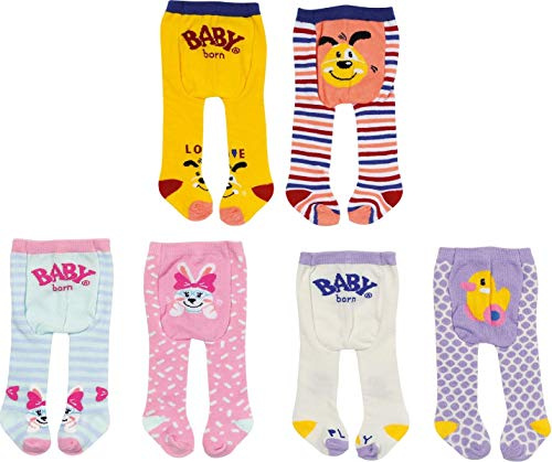 BABY Born, Puppenzubehör, Strumpfhose 43cm, 2-er Pack, 3 Motive, Nicht freiwählbar, 828236, Zapf Creation