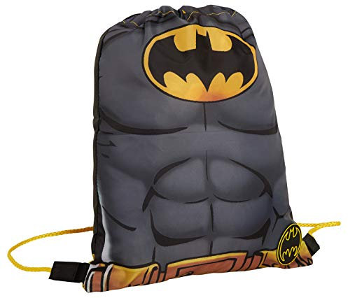 Boys DC Comics Batman Drawstring Gym Bag Kids Sports Swimming PE Kit Rucksack