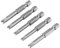 U-Shaped Tip Screwdriver Bit Set 5Pcs S2 Alloy Steel 50mm Length 1/4 Hex Shank U4 U5 U6 U7 U8 U-Shaped Magnatic Bits Set