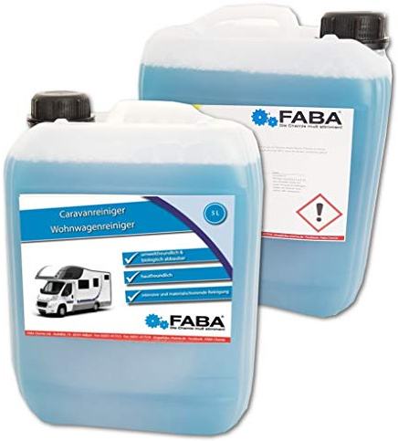 FABA Caravanreiniger Wohnwagenreiniger Wohnmobilreiniger Konzentrat 10 Liter