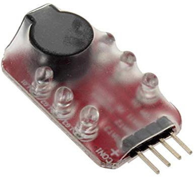 2-3s Low Lipo Battery LED Voltage Meter Tester Alarm Indicator Low Voltage/Alarm/Electric Display/Function Summer for Lithium Battery Detection
