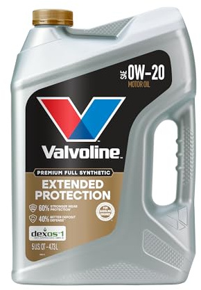 Valvoline Extended Protection Full Synthetic Motor Oil SAE 0W-20 5 QT