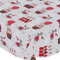Karina Home Santa Lapland Christmas PVC Wipe Clean Tablecloth (Silver Grey, 100cm x 100cm)