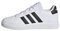 adidas Grand Court Lifestyle Tennis Lace-Up Shoes Chaussures, Cloud White/Core Black/Core Black, 36 EU