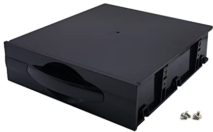 BlueMart 5.25 Black Desktop Computer ATX/MATX Hard Drive Mobile Blank Rack Drawer Tray Devices Storage Box case