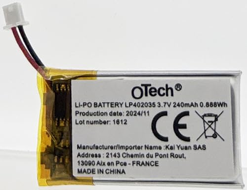 Otech compatible battery wireless headset compatible with PLANTRONICS SAVI 710