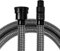 PRIMEBAG - Gewebeschlauch kompatibel mit AEG, Bosch, Eibenstock, Maffell, Starmix, Stier uvm. - MADE IN GERMANY - Extrem robust und flexibel - Bestleistung beim Saugen (9 Meter, Schwarz)