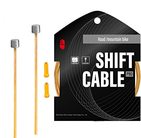 Chooee Bicycle Pro El Cable de Cambio es Adecuado para el Shimano/SRAM 1x2100mm Cable de desviador de molienda de Alta precisión Universal