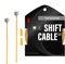 Chooee Bicycle Pro El Cable de Cambio es Adecuado para el Shimano/SRAM 1x2100mm Cable de desviador de molienda de Alta precisión Universal