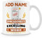 YINGD Taza personalizable con texto en inglés I Do A Lot of Spreadsheets