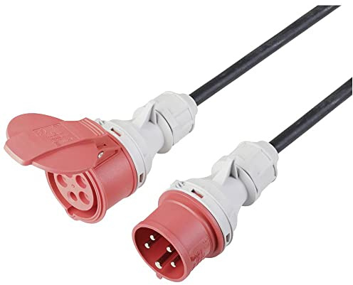 Sygonix SY-5244050 Strom Verlängerungskabel 16 A Schwarz 10 m H07RN-F 5G 1,5 mm² witterungsbeständig, für Außenbereich