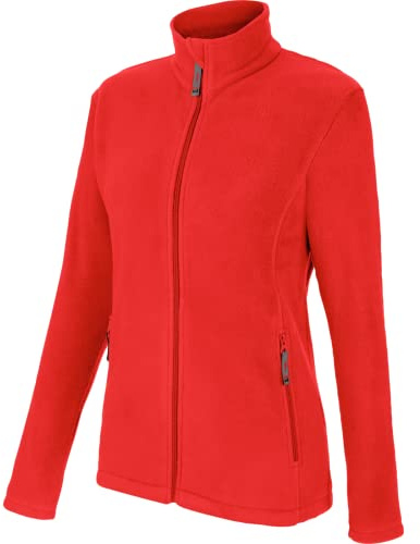 WÜRTH MODYF Fleecejacke Damen Job+ – Atmungsaktives Arbeitsfleece – perfekt für Handwerk, Werkstatt, Arbeiten im Freien in schwarz, grau, blau, grün, rot – Größen XS - 3XL