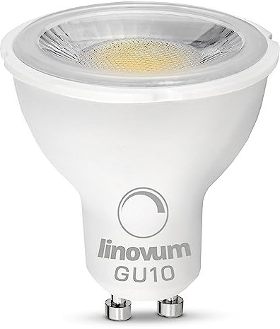 linovum Spot GU10 LED Leuchtmittel dimmbar neutralweiß 4000K Leuchtmittel mit GU10 Fassung 230V - Strahler Ersatzlampe 6,5 Watt