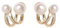 fdsmall Ohr Manschette Ohrringe Minimalismus 14k Gold überzogene nicht Piercing Perle Crawler Ohrringe Manschetten Clip Ohrring Schmuck Geschenk für Frauen und Mädchen