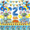101 Pcs Story Anniversaire Décoration 2 Ans - Kit de Fête Avec Ballons pour Enfants