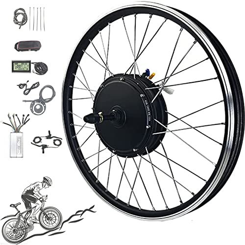 Umbausatz für E-Bike, Umbausatz für E-Bike für 20 Zoll, 24 Zoll, 26 Zoll, 27,5 Zoll, 28 Zoll, 29 Zoll, 700 C Hinterrad, Freilauf, Umrüstsatz für Fahrrad
