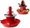 Machine à Fontaine à Chocolat à 3 Niveaux, Ensemble de Fontaine à Fondue au Chocolat électrique de 17 Oz avec Plateau de Service pour Fête D'anniversaire Mariage Chocolat Nacho