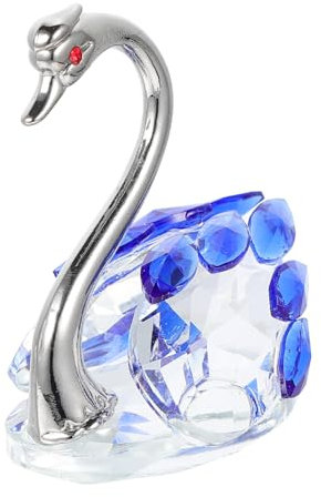 PRETYZOOM 3stücke Kristall Schwan Figurine Tisch Dekoration Elegantes Ornament Aus Hochwertigem Kristall Für Hochzeit Wohnzimmer Und Schlafzimmer Kreatives Design Für Sammler Und