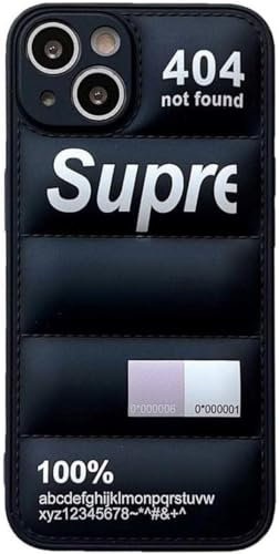 Handyhülle für iPhone kreative Kratzfeste Schutzhülle 3D Puffer Handy Vollschutz Abdeckung kratzfestes Cover für Apple (Schwarz, iPhone 11)