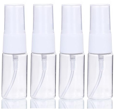 Luxiremi 4 Pcs 20ml Refillable Spray Bottles Reusable Travel Fine Mist Spray Bottles for Hair,Cleaning,Aromatherapy and Essential Oil