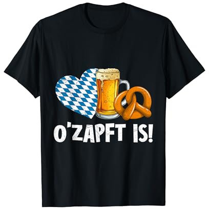 O'Zapft is Bier Trink Spruch Bierzelt T-Shirt