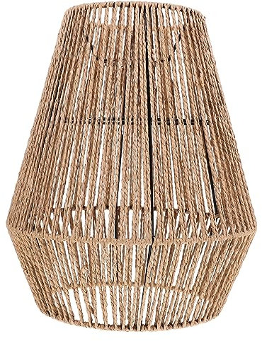 SEWOART Pantalla De Ratán Resistente Para Iluminación Fácil De Instalar Cubierta Para Lámpara De Techo Para El Hogar Hotel Pantalla Colgante Decorativa