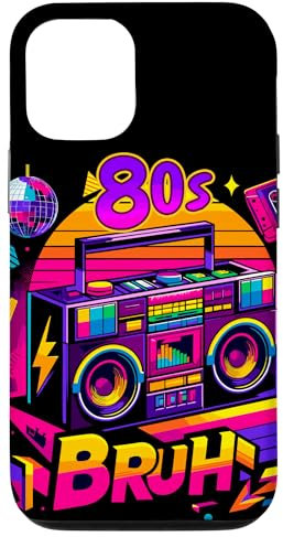 Hülle für iPhone 15 Pro Retro 80s Bruh Boombox Vibe - Ultimate Throwback Party